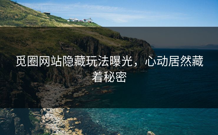 觅圈网站隐藏玩法曝光，心动居然藏着秘密